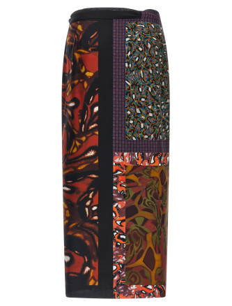 Миди DRIES VAN NOTEN 'Scarfy' (2621308074014976) #