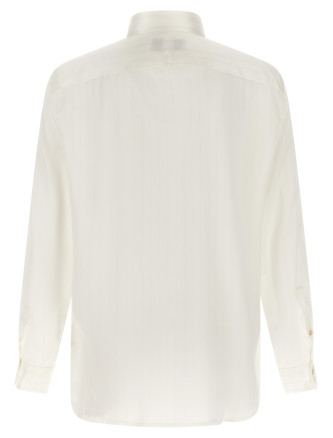 Рубашка, блузка RIVIERA PROJECT Striped shirt (CAMICIASETASTAMPATABEIGE) #