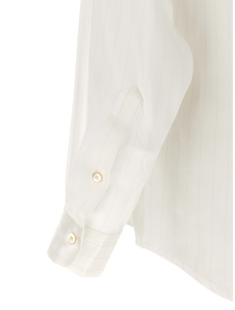 Рубашка, блузка RIVIERA PROJECT Striped shirt (CAMICIASETASTAMPATABEIGE) #