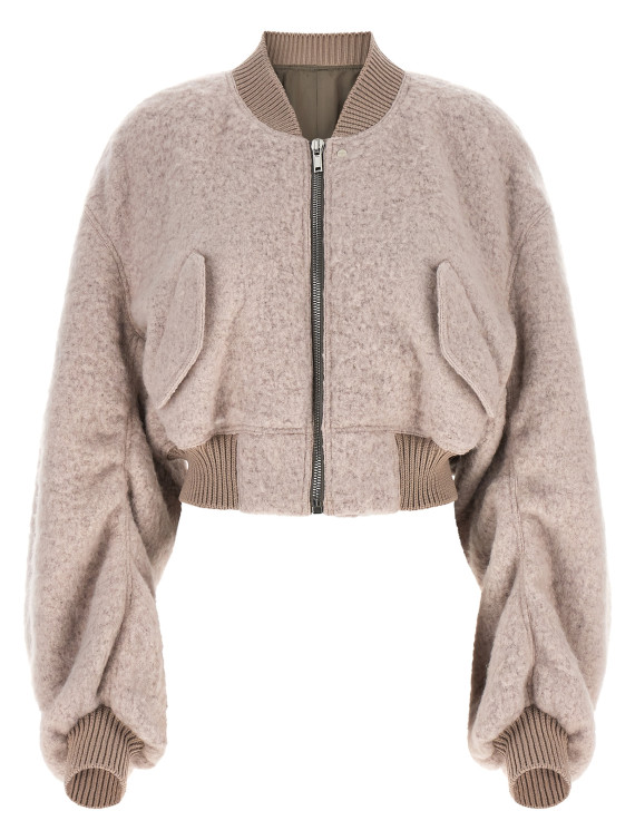 Куртка-бомбер RICK OWENS 'Secchia Cropped Flight' (RP02F5702WPA23) #1