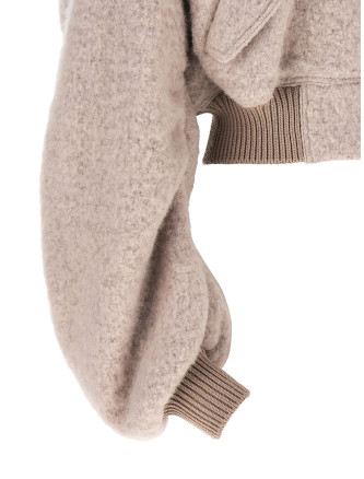 Куртка-бомбер RICK OWENS 'Secchia Cropped Flight' (RP02F5702WPA23) #