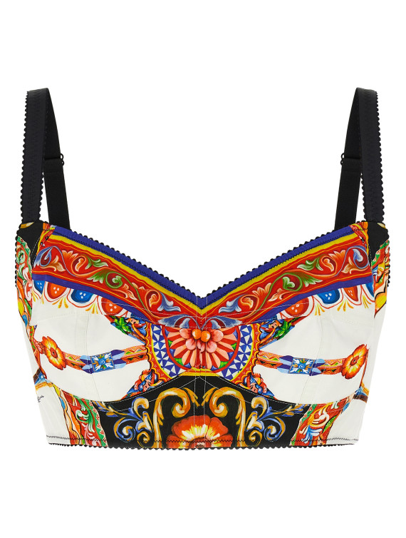 Вечерний топ DOLCE & GABBANA 'Carretto' (F7T18TGDDTES9000) #1