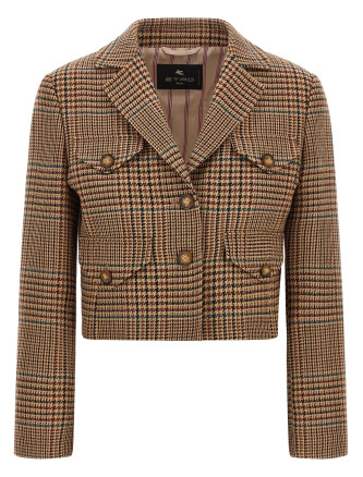 Пиджак, костюм ETRO Prince of Wales blazer