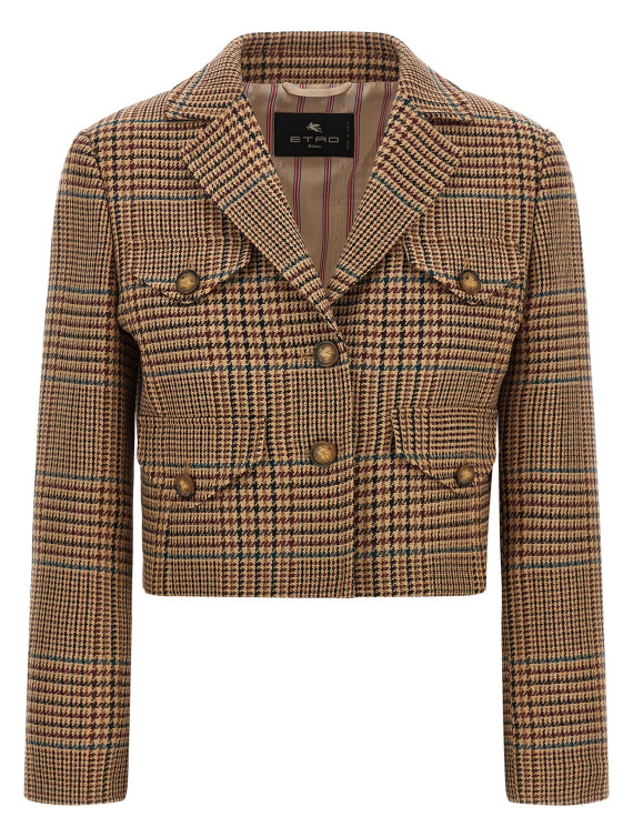Пиджак, костюм ETRO Prince of Wales blazer (WRCA012999TQ218S9820) #1