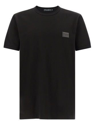 Футболка DOLCE & GABBANA Metal plate t-shirt