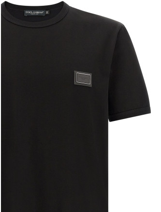 Футболка DOLCE & GABBANA Metal plate t-shirt (G8PV1TG7Q1QN0000) #