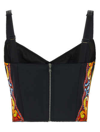 Вечерний топ DOLCE & GABBANA 'Carretto' (F7BT4TGDDTAHH6CL) #
