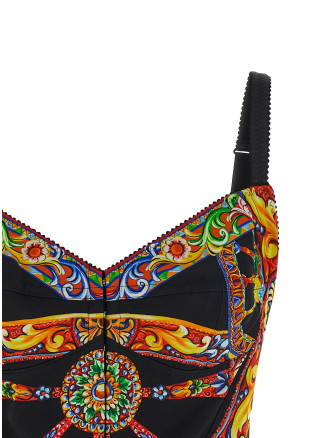 Вечерний топ DOLCE & GABBANA 'Carretto' (F7BT4TGDDTAHH6CL) #