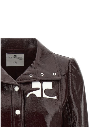 Повседневная куртка COURREGES 'Reedition Vinyl' (223CBL005VY00144090) #