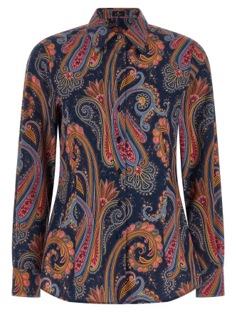 Рубашка, блузка ETRO Floral Paisley shirt
