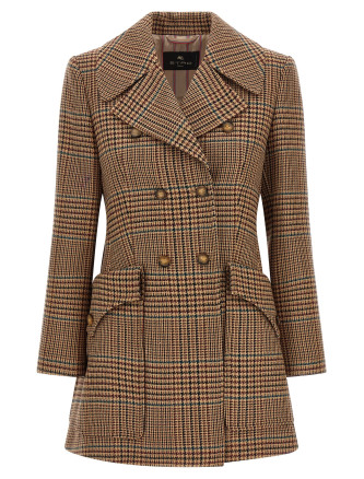 Пальто, тренч ETRO Prince of Wales coat