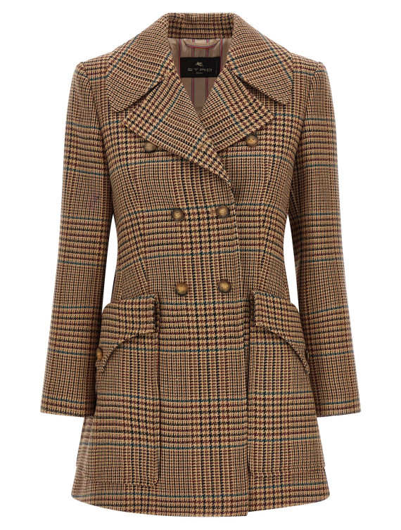 Пальто, тренч ETRO Prince of Wales coat (WRBA009199TQ218S9820) #1