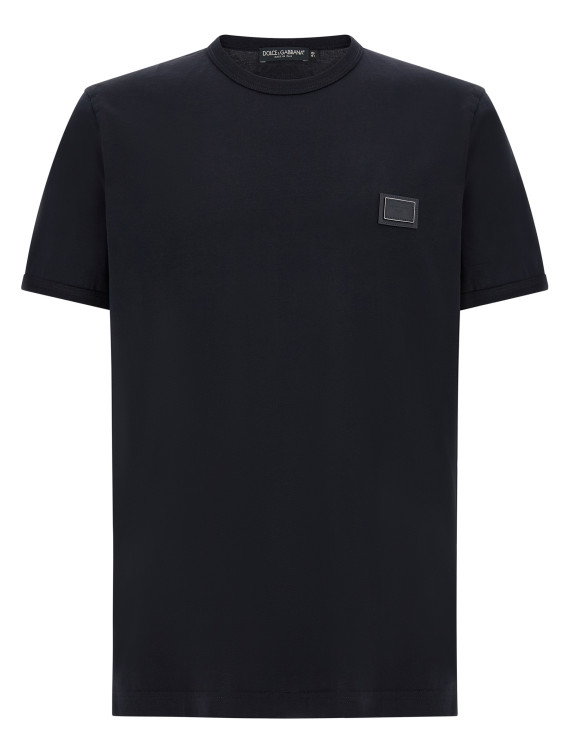 Футболка DOLCE & GABBANA Metal plate t-shirt (G8PV1TG7Q1QB0665) #1