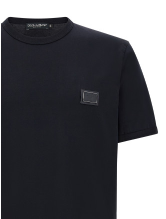 Футболка DOLCE & GABBANA Metal plate t-shirt (G8PV1TG7Q1QB0665) #