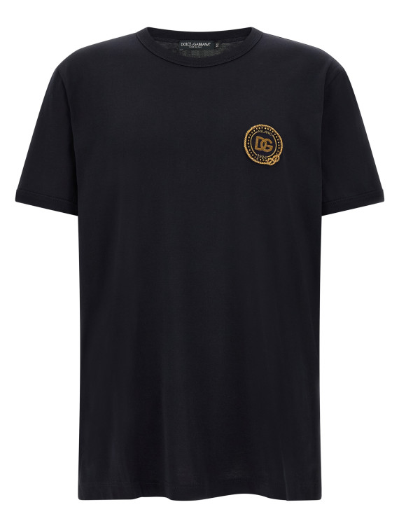 Футболка DOLCE & GABBANA Logo patch t-shirt (G8PV1ZG7Q2NB0665) #1