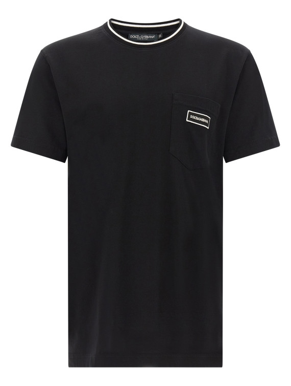 Футболка DOLCE & GABBANA Logo pocket T-shirt (G8RA2ZG7Q2PN0000) #1