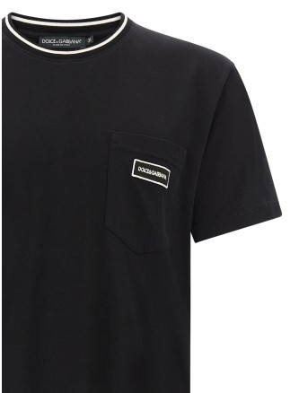 Футболка DOLCE & GABBANA Logo pocket T-shirt (G8RA2ZG7Q2PN0000) #