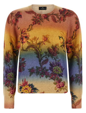 Dégradé jacquard sweater