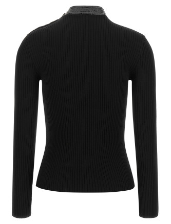 Свитер, кардиган COURREGES Vinyl collar sweater (326MPU285FI00019999) #