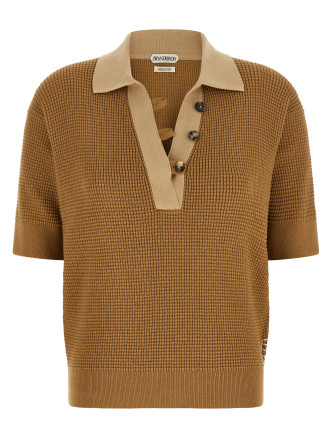Поло J.W.ANDERSON Waffle stitch polo shirt