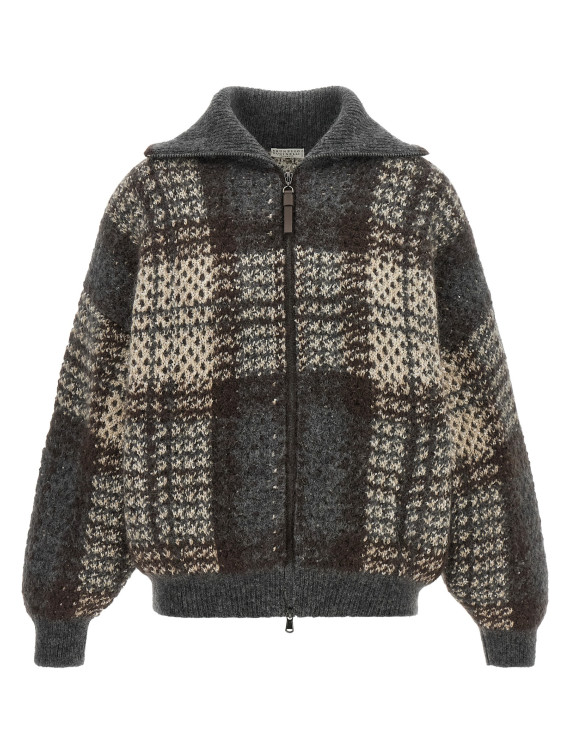 Повседневная куртка BRUNELLO CUCINELLI 'Dazzling Tartan' (MMT571726CYL69) #1