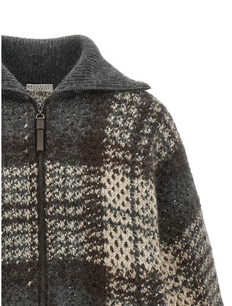 Повседневная куртка BRUNELLO CUCINELLI 'Dazzling Tartan' (MMT571726CYL69) #