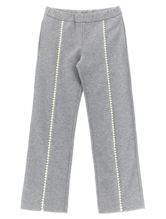 Брюки MONCLER ENFANT Details crochet joggers