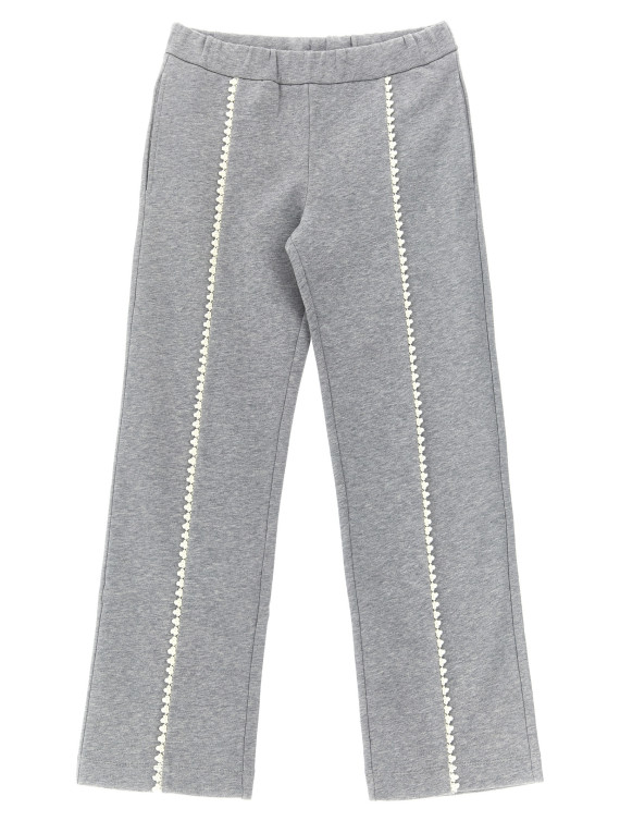 Брюки MONCLER ENFANT Details crochet joggers (L29548H00005899PS980) #1