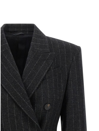 Пиджак, костюм BRUNELLO CUCINELLI Pinstripe blazer (MG5767117C520) #