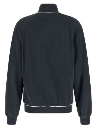 Толстовка BRUNELLO CUCINELLI Heraldic patch sweatshirt (MN05NVL606C3186) #