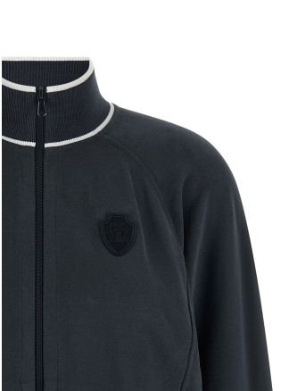 Толстовка BRUNELLO CUCINELLI Heraldic patch sweatshirt (MN05NVL606C3186) #
