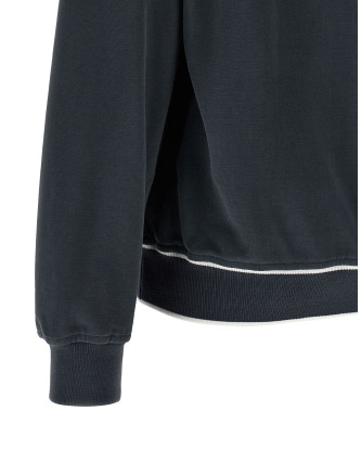 Толстовка BRUNELLO CUCINELLI Heraldic patch sweatshirt (MN05NVL606C3186) #