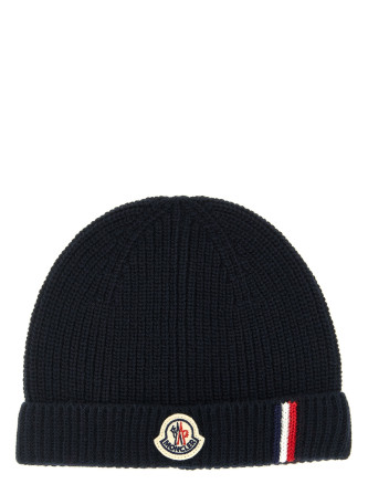 Шляпа MONCLER ENFANT Tricolor detail beanie