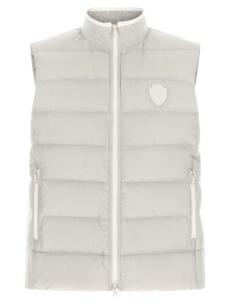 Жилет BRUNELLO CUCINELLI Heraldic patch vest