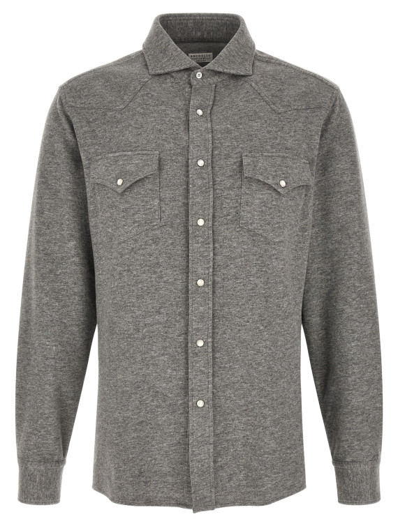 Рубашка, блузка BRUNELLO CUCINELLI Western shirt (MM840KC01C8469) #1