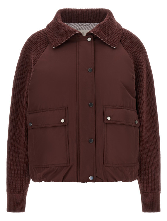 Пуховик BRUNELLO CUCINELLI 'Shiny Zipper Pull' (MH5257294C036) #1