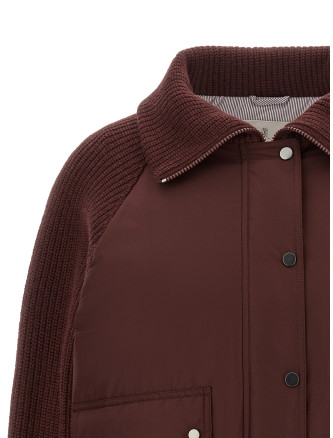 Пуховик BRUNELLO CUCINELLI 'Shiny Zipper Pull' (MH5257294C036) #