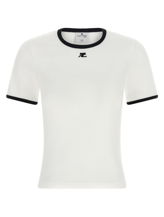 'Signature Contrast' T-shirt (VESJTS017JS00700098) #1