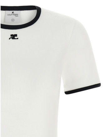'Signature Contrast' T-shirt (VESJTS017JS00700098) #