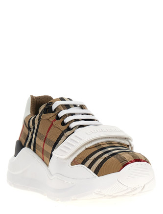 Кроссовки BURBERRY Check sneakers (8048577ARCHIVEBEIGEIPCHK) #
