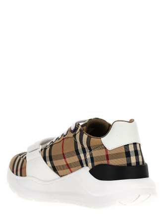 Кроссовки BURBERRY Check sneakers (8048577ARCHIVEBEIGEIPCHK) #
