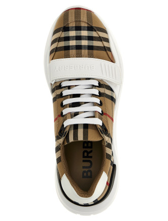 Кроссовки BURBERRY Check sneakers (8048577ARCHIVEBEIGEIPCHK) #