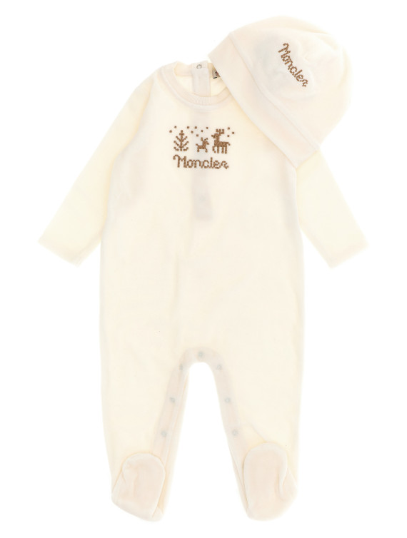 Jumpsuits MONCLER ENFANT Jumpsuit + cap cross stitch (L29518P0000389AQ4F02) #1