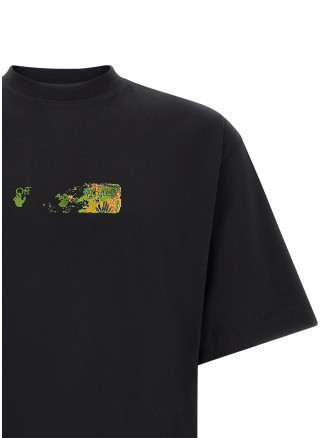 Футболка OFF-WHITE 'Spices Arrow Skate' (OMAA120F26JER00D00001001) #