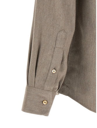 Рубашка, блузка BRUNELLO CUCINELLI Herringbone shirt (MY6370627C024) #