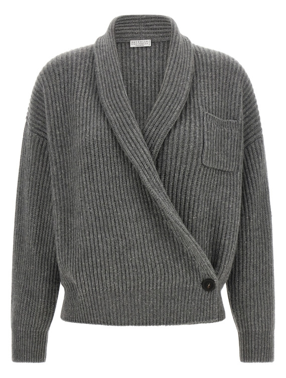 Свитер, кардиган BRUNELLO CUCINELLI Wrap cardigan (M71544306CJ074) #1