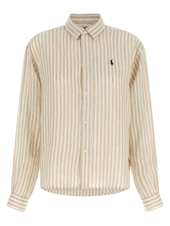 Рубашка, блузка POLO RALPH LAUREN Striped linen shirt (211935130504) #1
