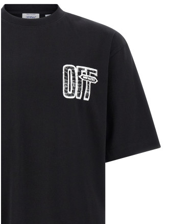 Футболка OFF-WHITE 'Motion Arrow Skate' (OMAA120F26JER00Y00001001) #