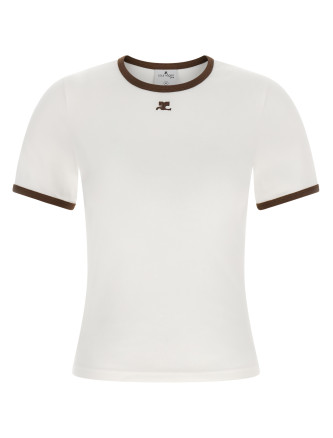 Футболка COURREGES 'Signature Contrast'