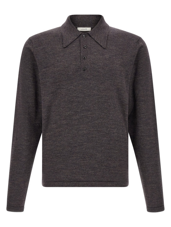 Mouliné wool polo shirt (TS0031LK1072BR528) #1